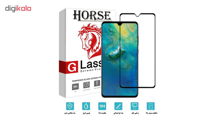 محافظ صفحه نمایش 5D هورس مدل FAG مناسب برای گوشی موبایل هوآوی Mate 20