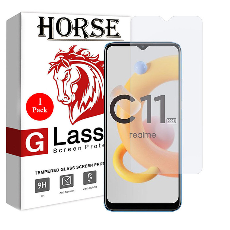 محافظ صفحه نمایش شیشه ای هورس مدل SMP01 مناسب برای گوشی موبایل ریلمی C11 2021