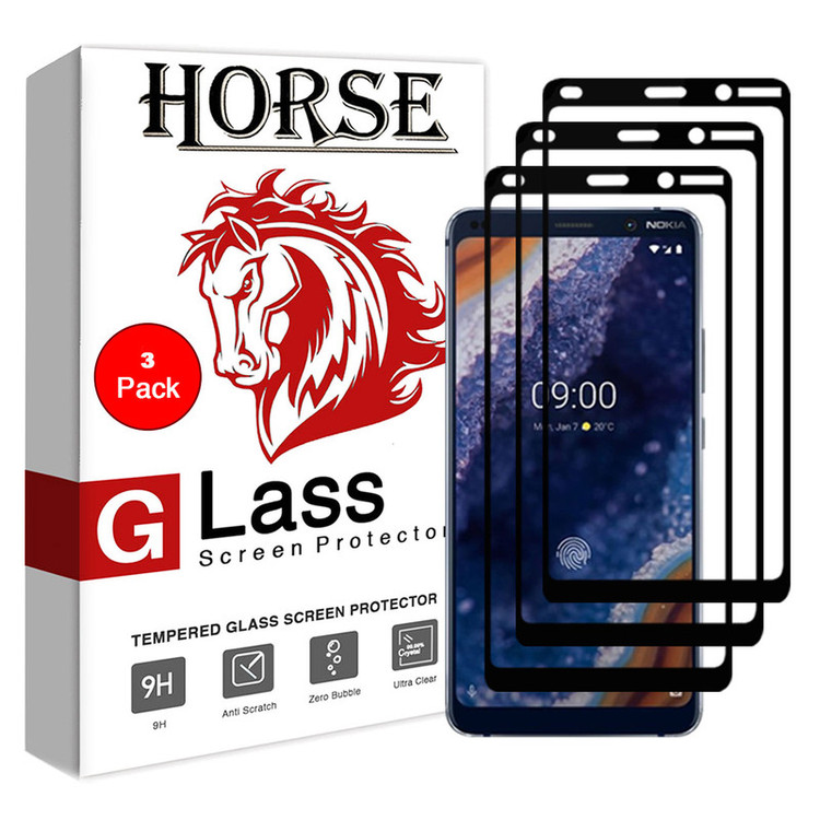 محافظ صفحه نمایش 5D هورس مدل FAG مناسب برای گوشی موبایل نوکیا 9 بسته سه عددی