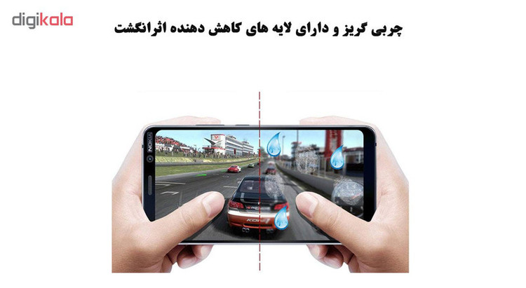 محافظ صفحه نمایش 5D هورس مدل FAG مناسب برای گوشی موبایل نوکیا 9 بسته سه عددی