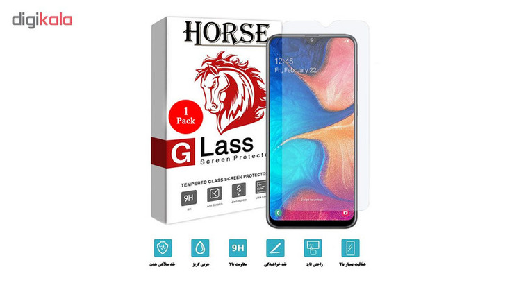 محافظ صفحه نمایش هورس مدل FSN مناسب برای گوشی موبایل سامسونگ Galaxy A20