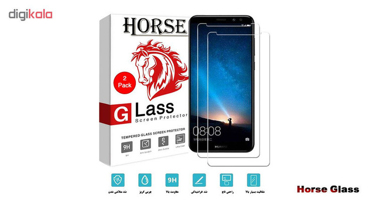 محافظ صفحه نمایش هورس مدل UCC مناسب برای گوشی موبایل هواوی Mate 10 Lite بسته دو عددی