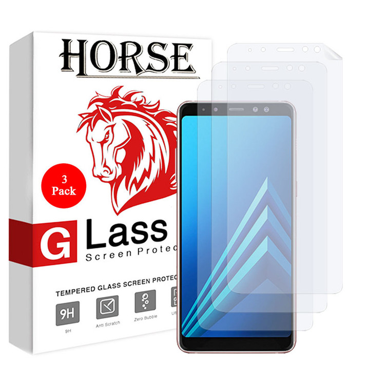محافظ صفحه نمایش نانو هورس مدل FSN مناسب برای گوشی موبایل سامسونگ Galaxy A8 Plus 2018 بسته سه عددی