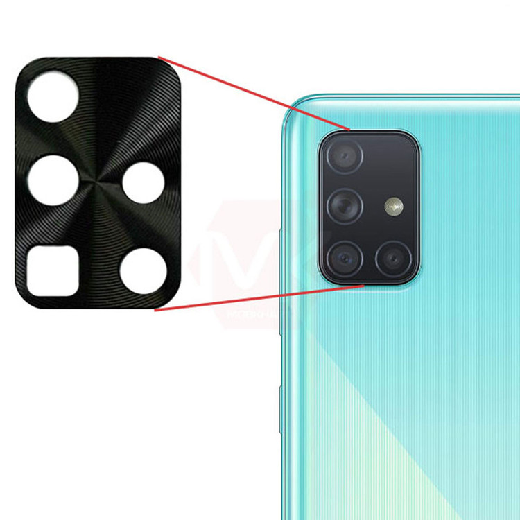 محافظ لنز دوربین هورس مدل STL-BLK مناسب برای گوشی موبایل سامسونگ Galaxy A71