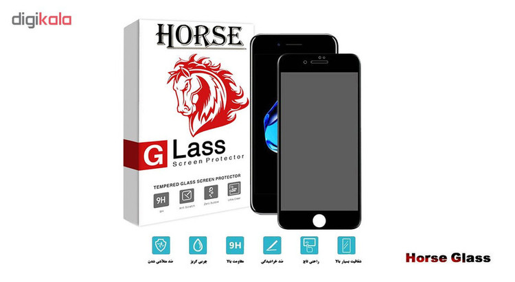 محافظ صفحه نمایش حریم شخصی 5D هورس مدل Shadow Screen مناسب برای گوشی موبایل اپل iPhone 6 Plus / iPhone 6s Plus