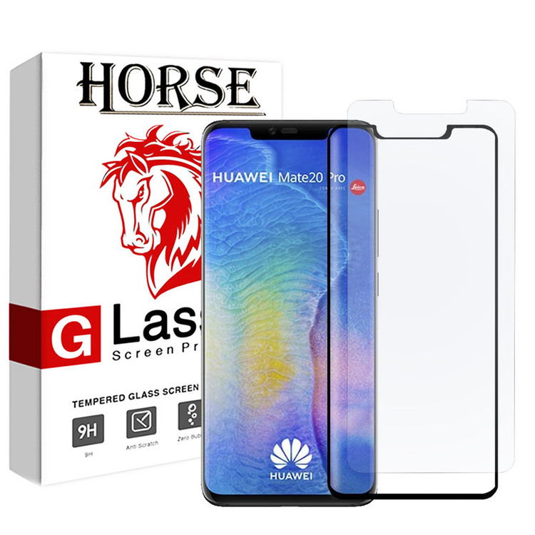 محافظ صفحه نمایش 5D هورس مدل FAG مناسب برای گوشی موبایل هوآوی Mate 20 Pro مجموعه دو عددی