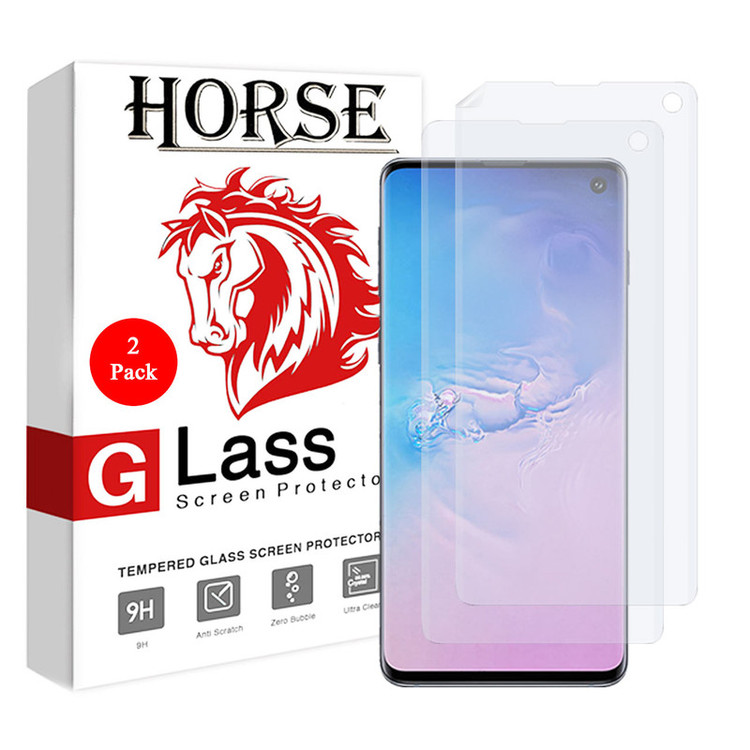 محافظ صفحه نمایش هورس مدل FSN مناسب برای گوشی موبایل سامسونگ Galaxy S10 بسته دو عددی