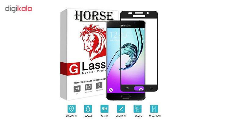 محافظ صفحه نمایش 5D هورس مدل FAG مناسب برای گوشی موبایل سامسونگ Galaxy A5 2016
