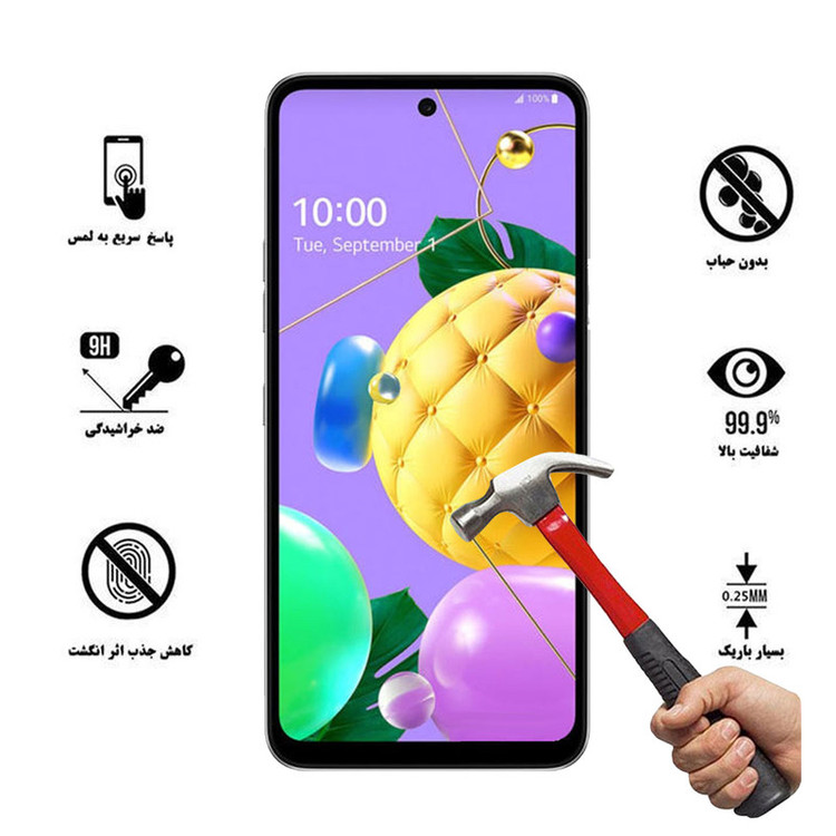 محافظ صفحه نمایش هورس مدل SMP-H مناسب برای گوشی موبایل ال جی K42