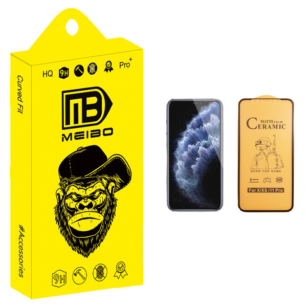 محافظ صفحه نمایش سرامیکی میبو مدل +HD مناسب برای گوشی موبایل اپل iPhone 11 Pro