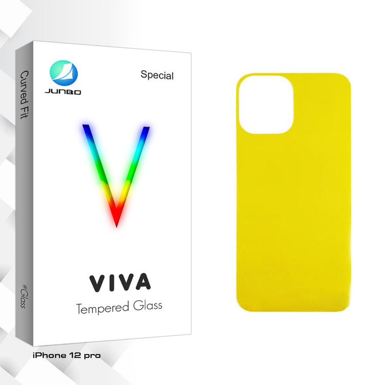 محافظ پشت گوشی جانبو مدل Viva Glass FLL مناسب برای گوشی موبایل اپل iPhone 12 pro