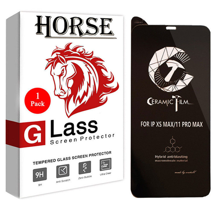 محافظ صفحه نمایش سرامیکی هورس مدل CTB مناسب برای گوشی موبایل اپل iPhone XS Max