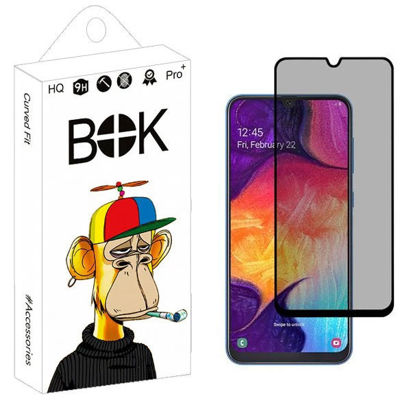 محافظ صفحه نمایش حریم شخصی بوک مدل Nano Plus مناسب برای گوشی موبایل سامسونگ Galaxy M30 / M30s