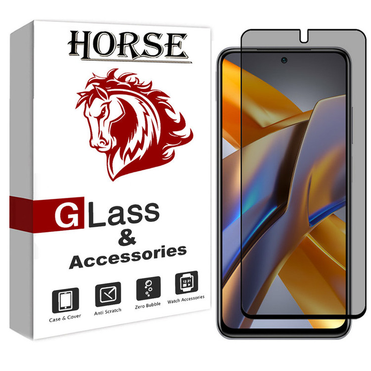 محافظ صفحه نمایش حریم شخصی هورس مدل PRV مناسب برای گوشی موبایل شیائومی Poco M5s