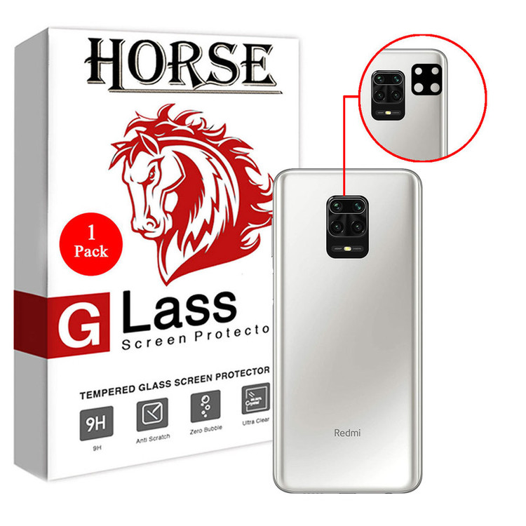 محافظ لنز دوربین سرامیکی هورس مدل HBL مناسب برای گوشی موبایل شیائومی Redmi Note 9 Pro Max