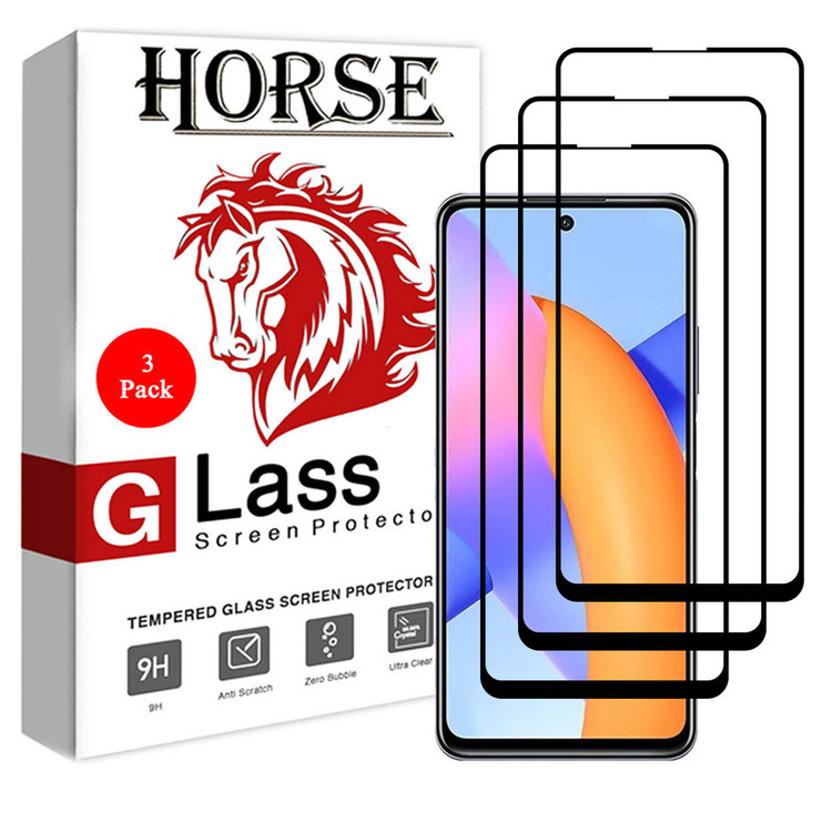 محافظ صفحه نمایش سرامیکی هورس مدل CRM مناسب برای گوشی موبایل آنر 10X Lite بسته سه عددی