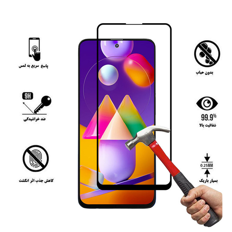 محافظ صفحه نمایش سرامیکی هورس مدل CRM مناسب برای گوشی موبایل سامسونگ Galaxy M31s