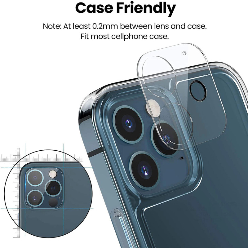 محافظ لنز دوربین هورس مدل 3DLENS مناسب برای گوشی موبایل اپل iPhone 13 Pro Max