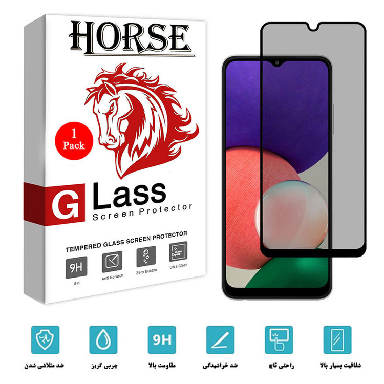 محافظ صفحه نمایش حریم شخصی هورس مدل PRV مناسب برای گوشی موبایل سامسونگ Galaxy A22 5G