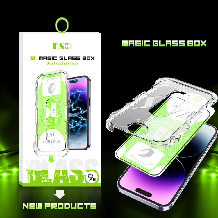محافظ صفحه نمایش فول ای اس دی مدل Magic Glass Box مناسب برای گوشی موبایل اپل iPhone 12 Pro