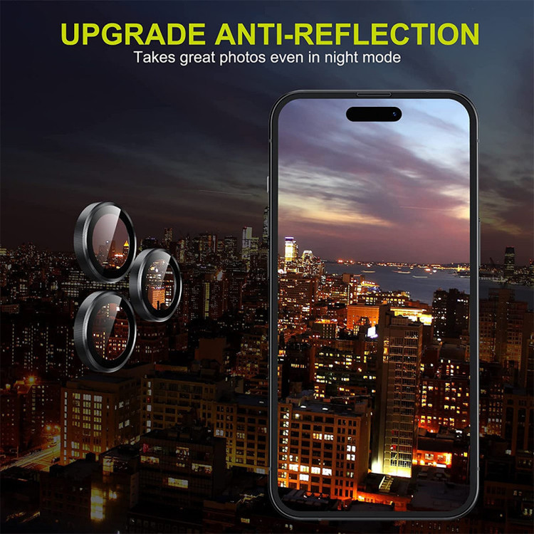 محافظ لنز دوربین بوک مدل Transparent Ring مناسب برای گوشی موبایل اپل iPhone 14 Pro / 14 Pro Max