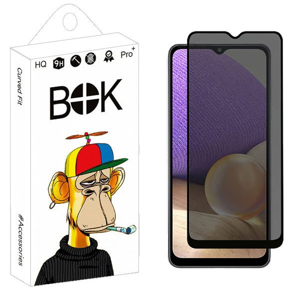 محافظ صفحه نمایش حریم شخصی بوک مدل GEP مناسب برای گوشی موبایل سامسونگ Galaxy A22 4G