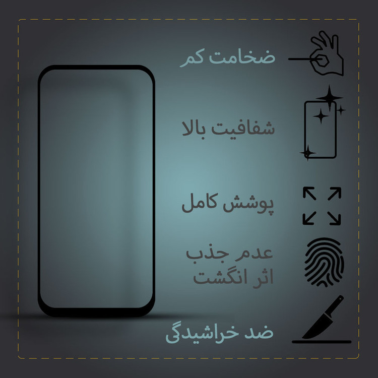 محافظ صفحه نمایش میبو مدل Transparent Full مناسب برای گوشی موبایل اپل iPhone 13 Pro Max / 14 Plus