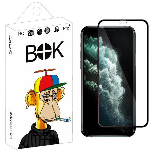 محافظ صفحه نمایش سرامیکی مات بوک مدل Flexible مناسب برای گوشی موبایل اپل iPhone 11 Pro Max / XS Max