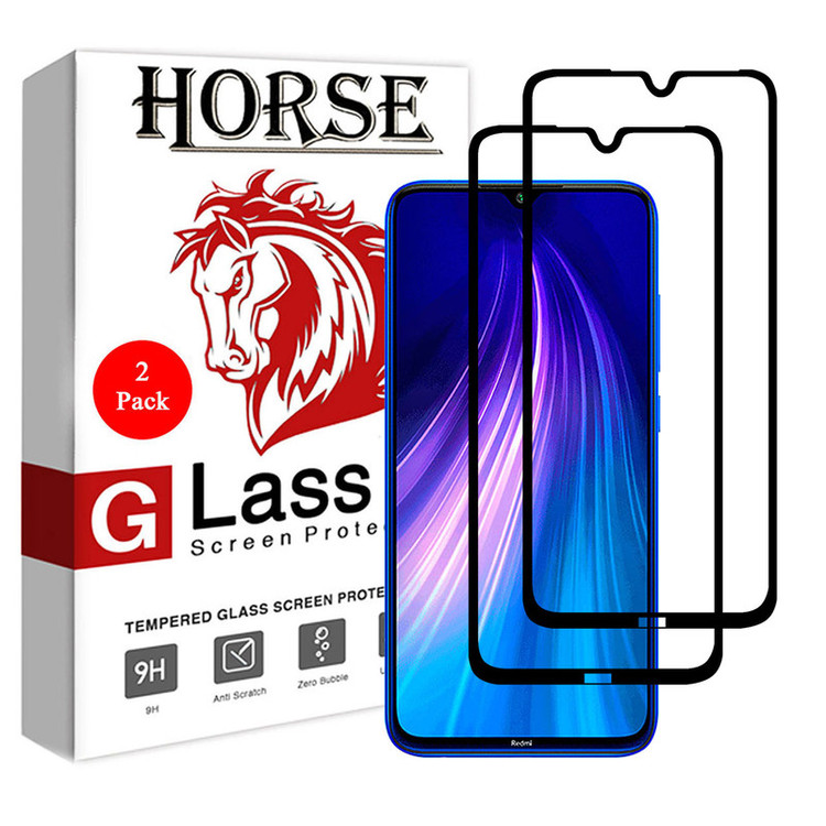 محافظ صفحه نمایش سرامیکی هورس مدل CRM مناسب برای گوشی موبایل شیائومی Redmi Note 8 بسته دو عددی