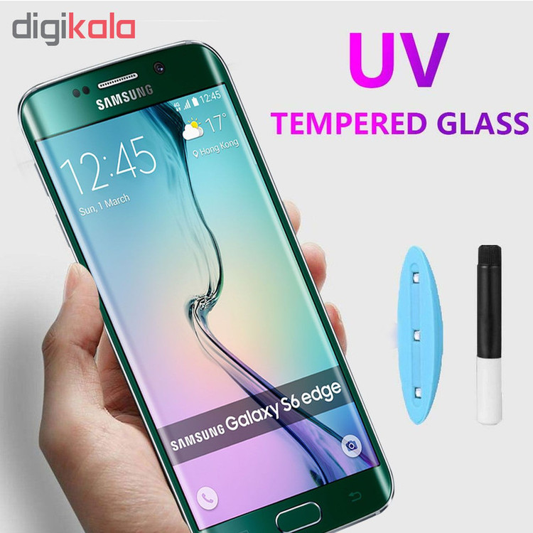محافظ صفحه نمایش هورس مدل LVB مناسب برای گوشی موبایل سامسونگ Galaxy S6 edge بسته دو عددی
