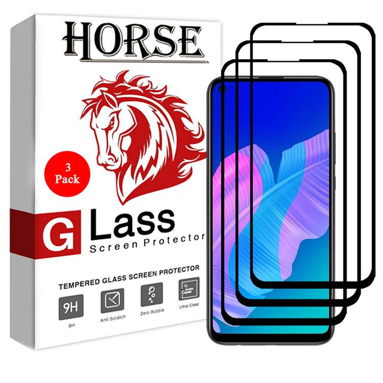 محافظ صفحه نمایش 5D هورس مدل FAG مناسب برای گوشی موبایل هوآوی Y7p بسته سه عددی