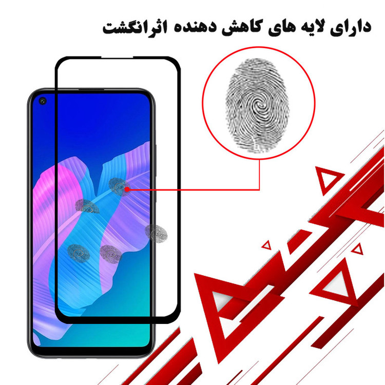محافظ صفحه نمایش 5D هورس مدل FAG مناسب برای گوشی موبایل هوآوی Y7p بسته سه عددی
