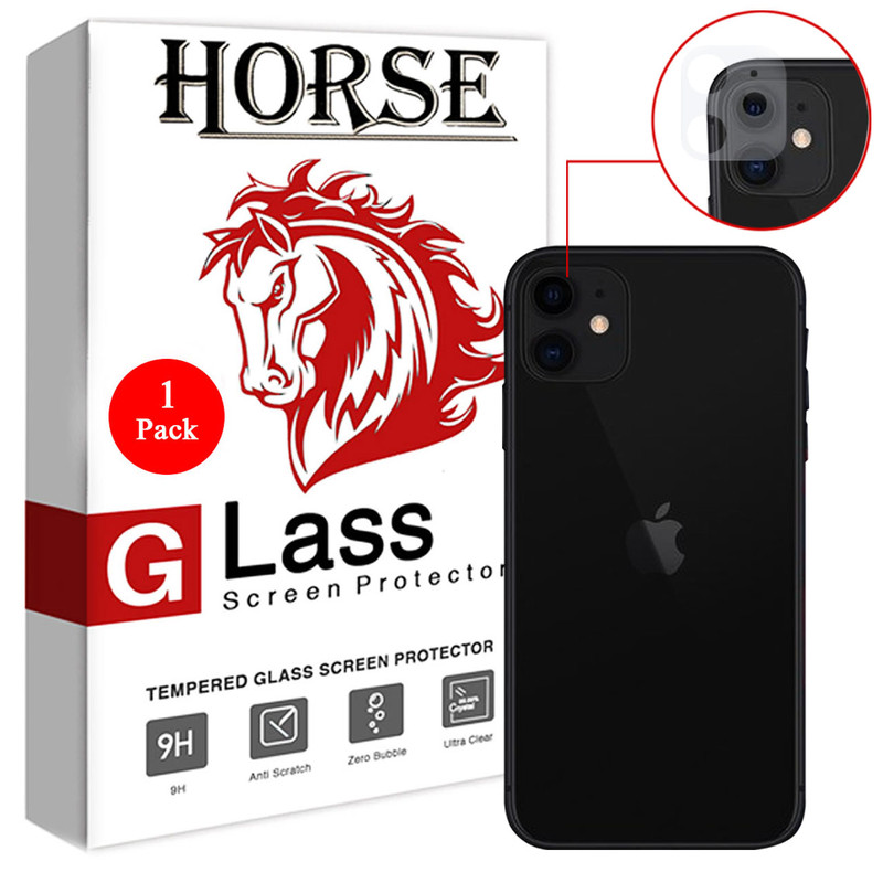 محافظ لنز دوربین هورس مدل R-UTFH مناسب برای گوشی موبایل اپل iPhone 11