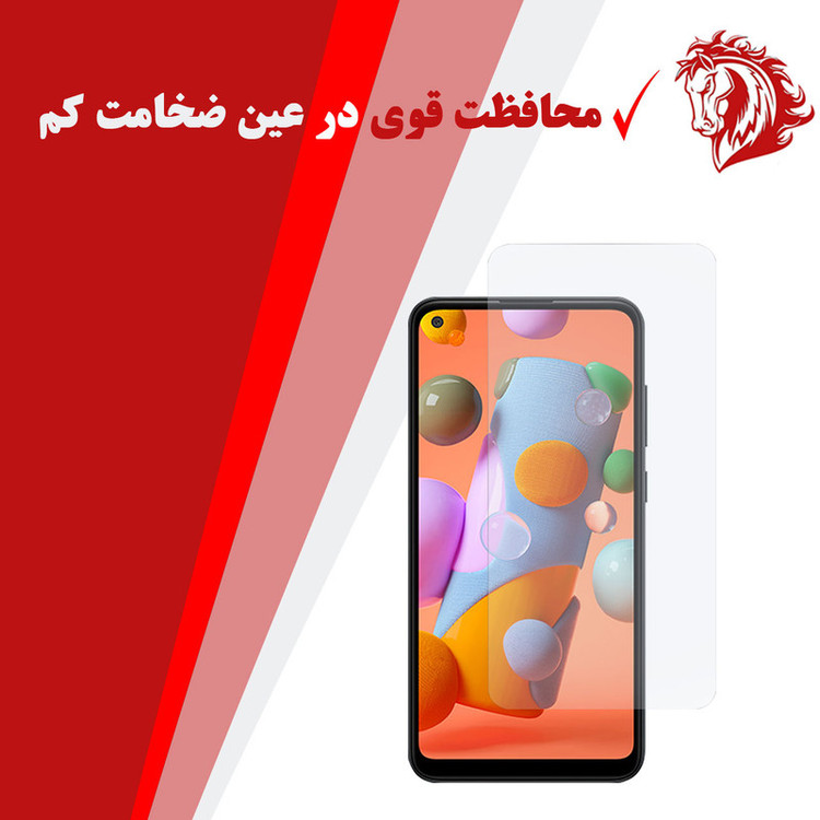 محافظ صفحه نمایش هورس مدل UCC مناسب برای گوشی موبایل سامسونگ Galaxy A11 بسته 2 عددی