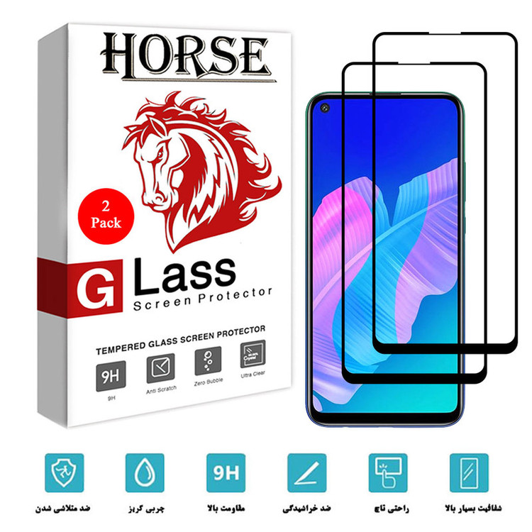 محافظ صفحه نمایش سرامیکی هورس مدل CRM مناسب برای گوشی موبایل هوآوی Y7p بسته دو عددی