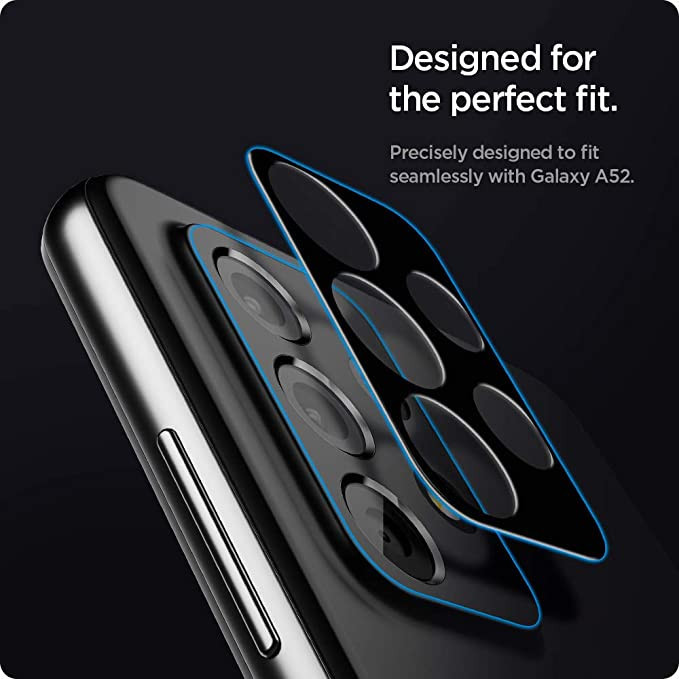 محافظ لنز دوربین بوک مدل 3D-9H مناسب برای گوشی موبایل سامسونگ Galaxy A52