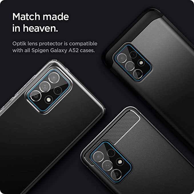 محافظ لنز دوربین بوک مدل 3D-9H مناسب برای گوشی موبایل سامسونگ Galaxy A52