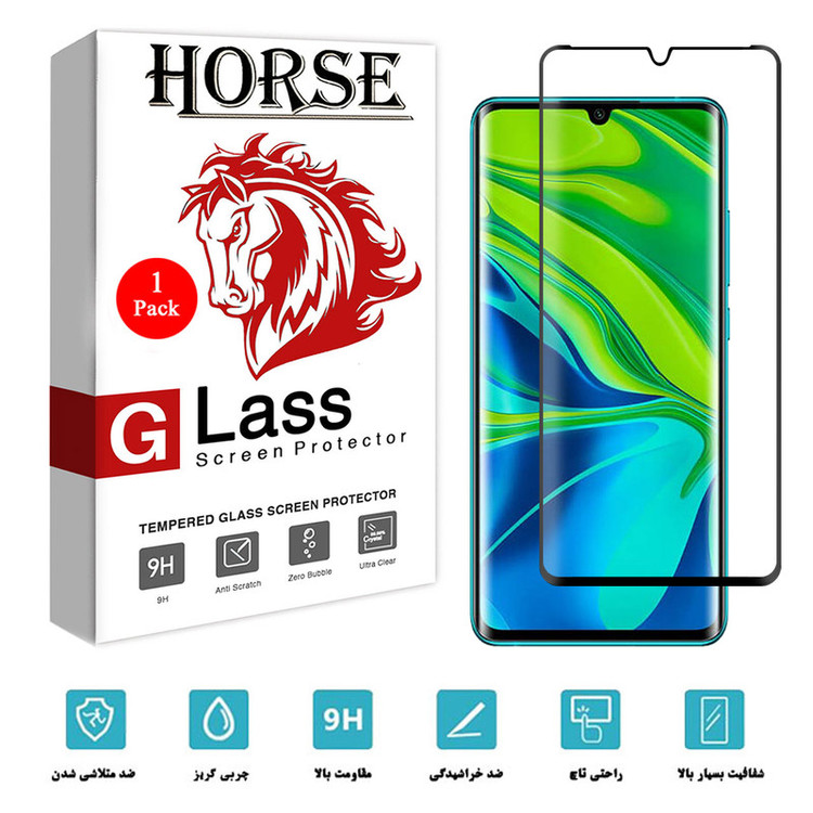 محافظ صفحه نمایش 6D هورس مدل FAG مناسب برای گوشی موبایل شیائومی Mi CC9 Pro