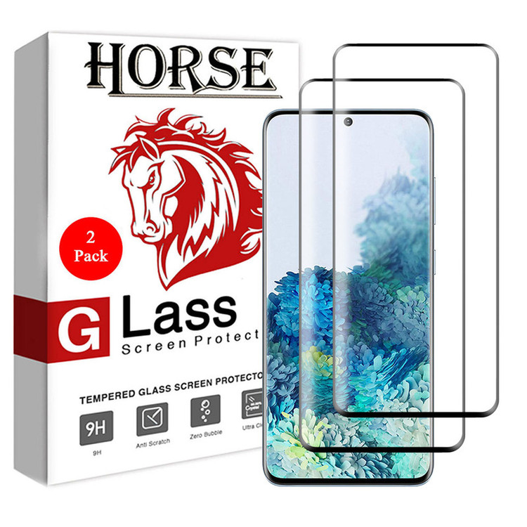 محافظ صفحه نمایش 6D هورس مدل FAG مناسب برای گوشی موبایل سامسونگ Galaxy S20 Plus بسته دو عددی