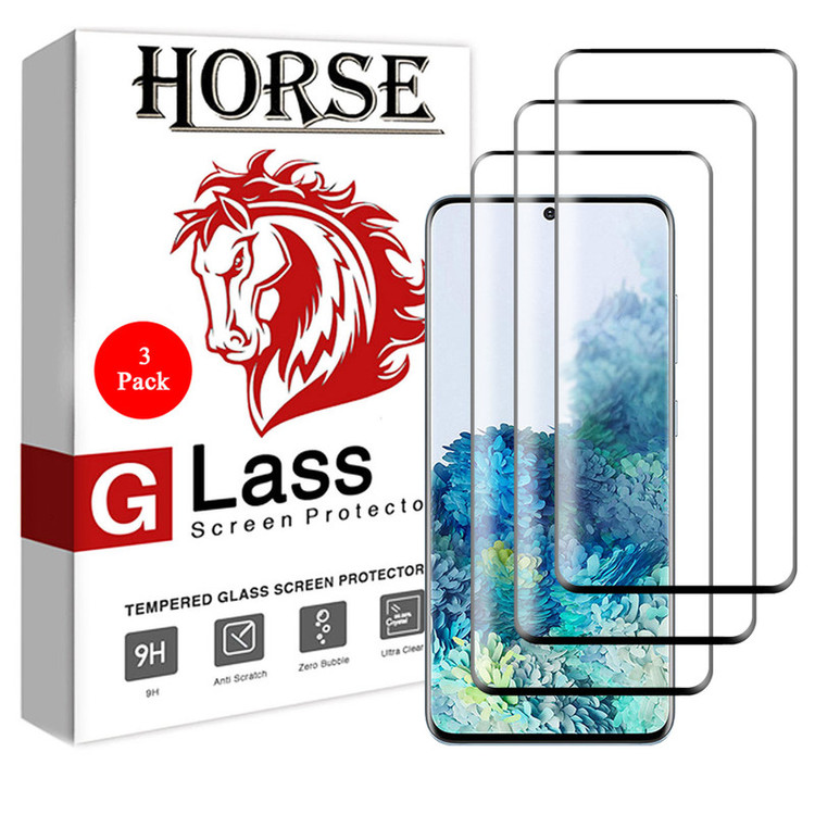 محافظ صفحه نمایش 6D هورس مدل FAG مناسب برای گوشی موبایل سامسونگ Galaxy S20 Plus بسته سه عددی