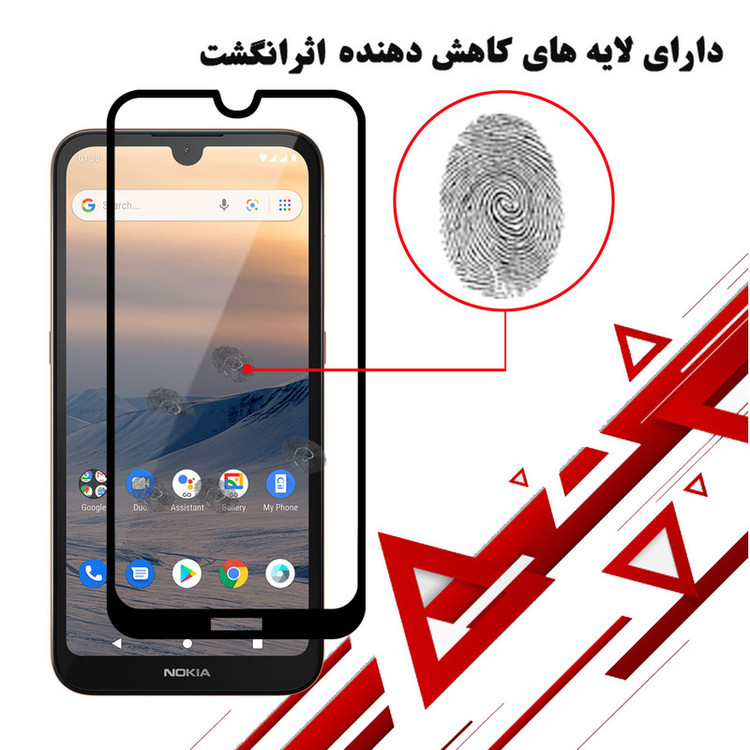 محافظ صفحه نمایش 5D هورس مدل FAG مناسب برای گوشی موبایل نوکیا 1.3 بسته سه عددی