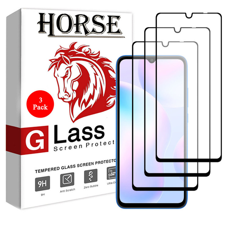 محافظ صفحه نمایش سرامیکی هورس مدل CMT مناسب برای گوشی موبایل شیائومی Redmi 9A بسته سه عددی