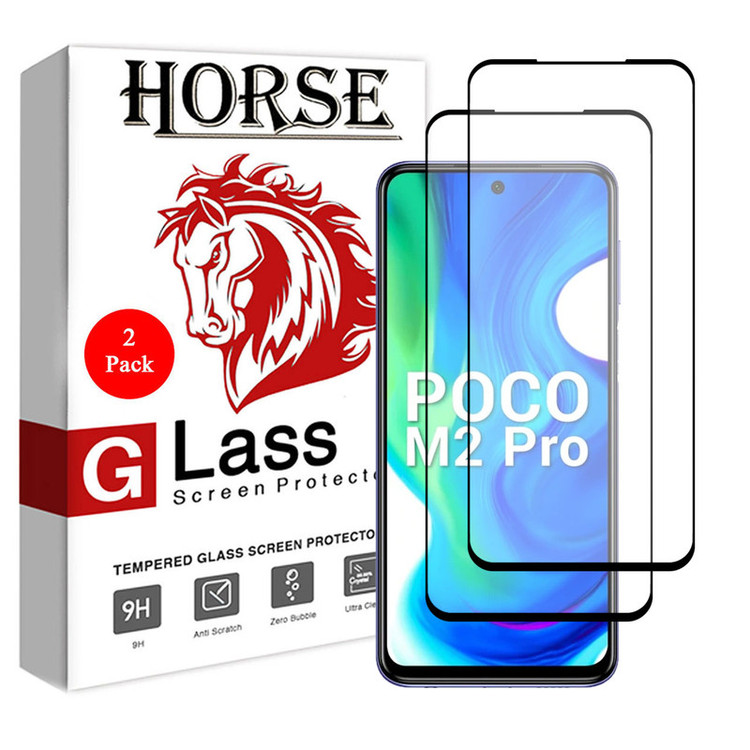 محافظ صفحه نمایش سرامیکی هورس مدل CMT مناسب برای گوشی موبایل شیائومی Poco M2 Pro بسته دو عددی