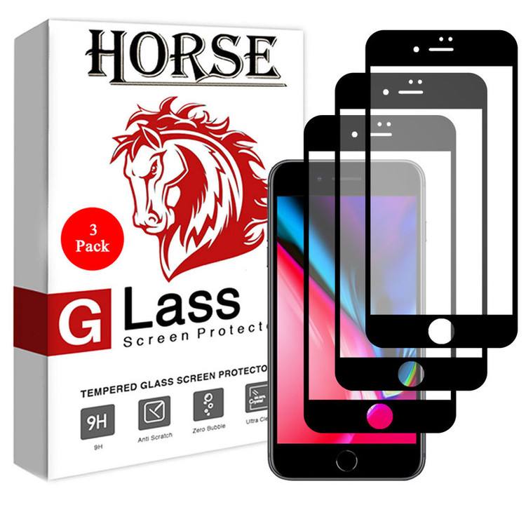 محافظ صفحه نمایش سرامیکی هورس مدل CMT مناسب برای گوشی موبایل اپل iPhone SE 2020 بسته سه عددی