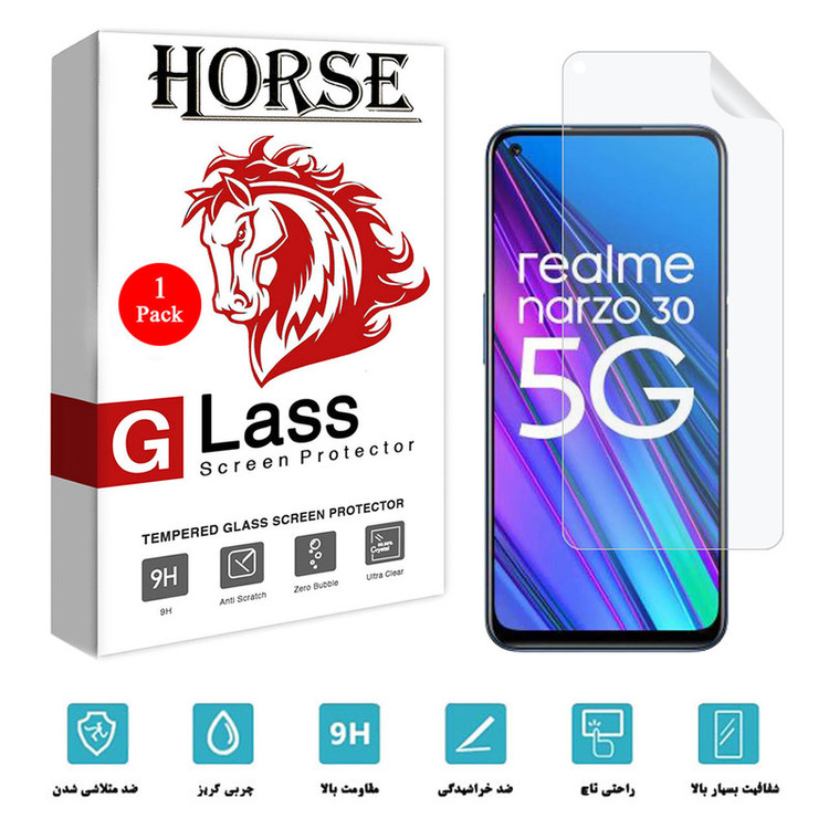 محافظ صفحه نمایش نانو هورس مدل TPU01 مناسب برای گوشی موبایل ریلمی Narzo 30 5G