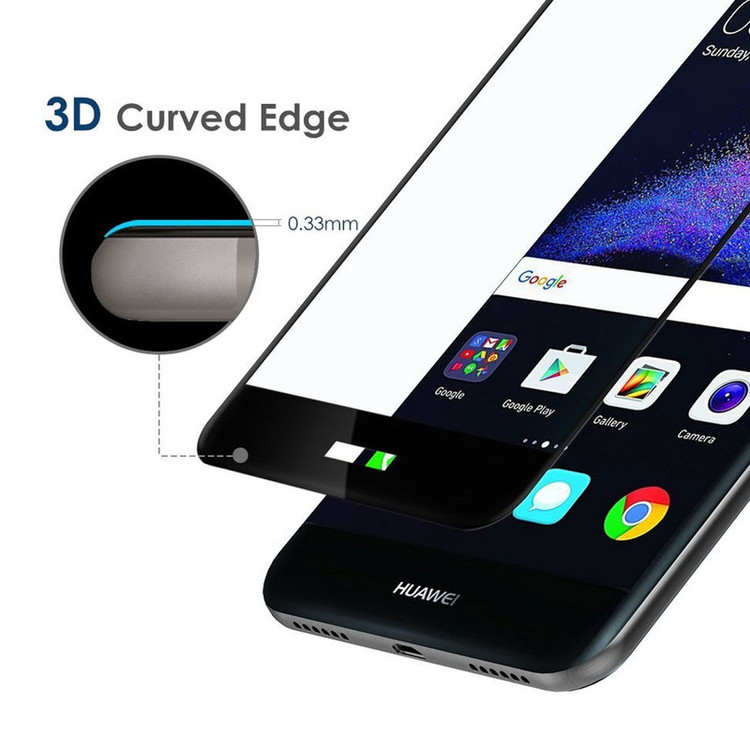 محافظ صفحه نمایش 5D هورس مدل FAG مناسب برای گوشی موبایل آنر P8 Lite 2017 / 8 Lite بسته سه عددی