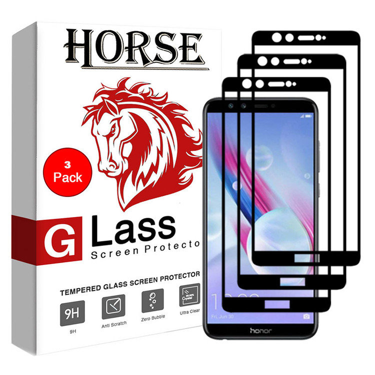 محافظ صفحه نمایش 5D هورس مدل FAG مناسب برای گوشی موبایل آنر 9 Lite بسته سه عددی