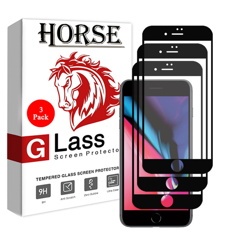 محافظ صفحه نمایش مات هورس مدل MSC مناسب برای گوشی موبایل اپل iPhone 7 / 8 بسته سه عددی