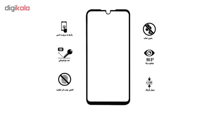 محافظ صفحه نمایش هورس مدل FAG مناسب برای گوشی موبایل شیائومی Redmi Y3