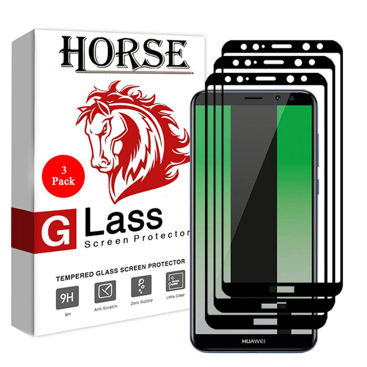 محافظ صفحه نمایش 5D هورس مدل FAG مناسب برای گوشی موبایل هوآوی Nova 2i بسته سه عددی